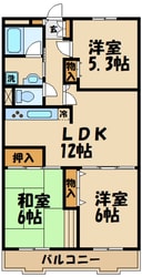 コーボック国領の物件間取画像